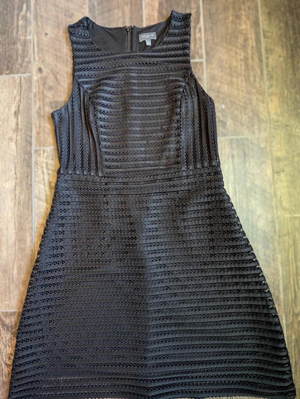 The Limited Black A-Line Fit And Flare Midi Dress Size 6